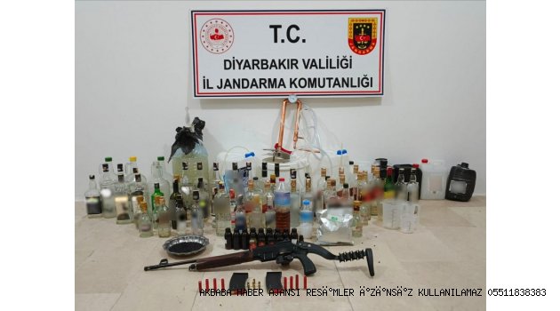  60 litre kaçak alkol ele geçirildi!