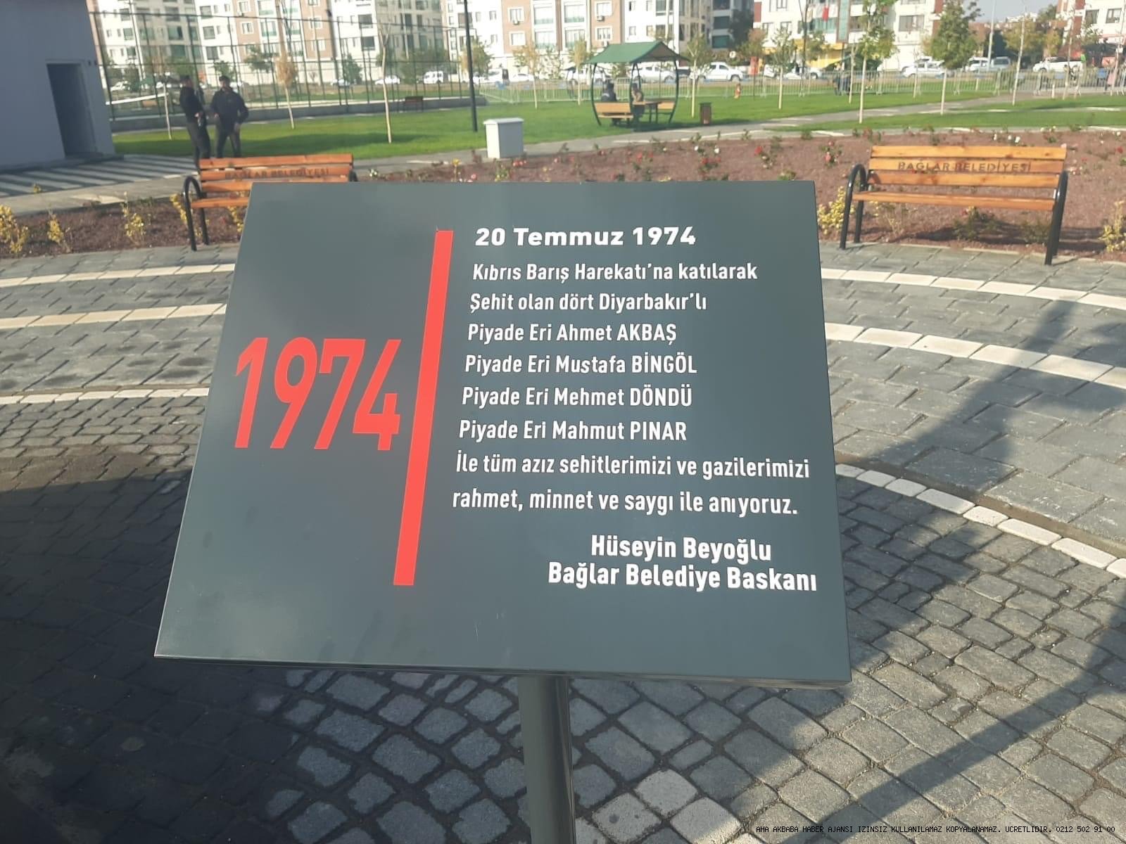 İlk Kıbrıs Barış Haraketi Anıtı Diyarbakır’da yapıldı 